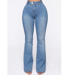 High Waisted Flare Jeans